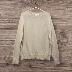 Banana Republic Sweater Men’s Size Medium Pullover Crewneck Cream